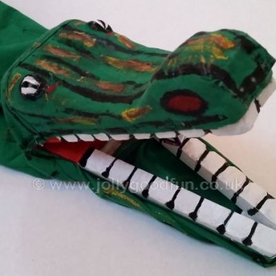 Crocodile puppet