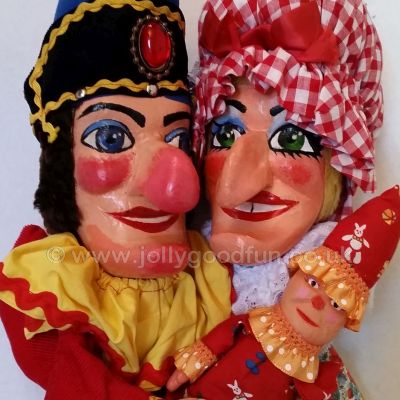 Authentic hand carved wooden puppets