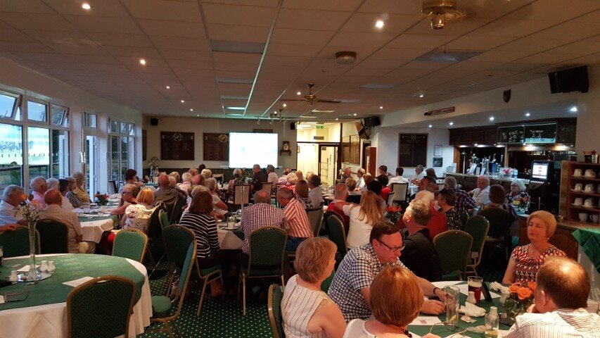 Guests enjoying a race night