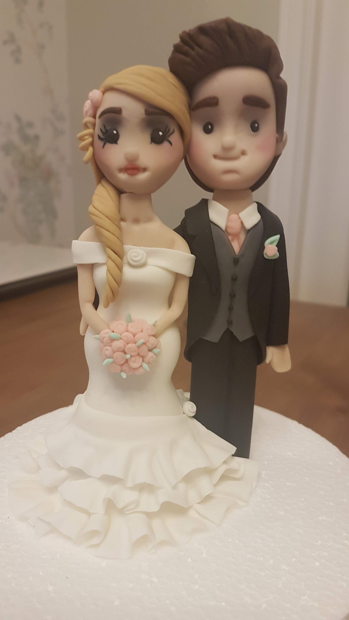 Bespoke handmade cake topper by Hazel