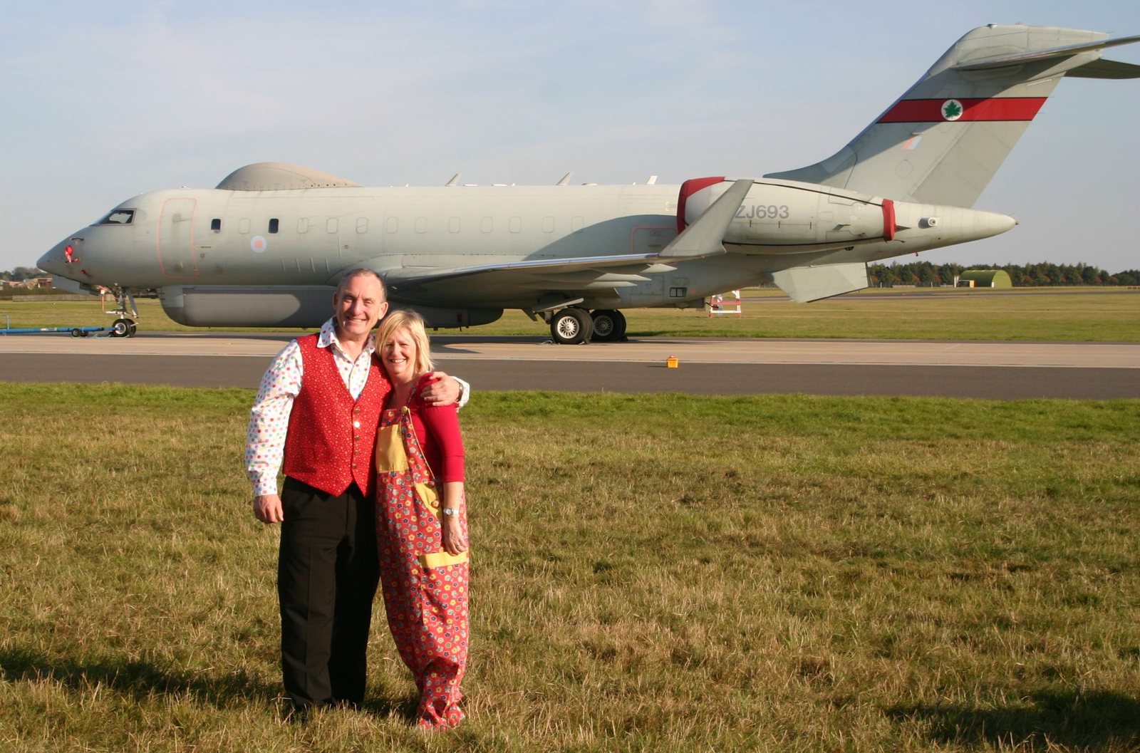 Ron and Hazel Wood at an RAF family event