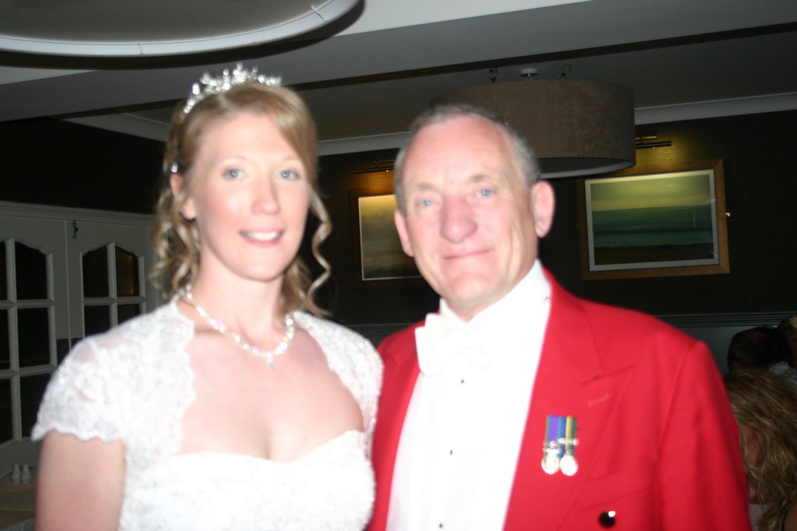 Amy and Neil with members of their wedding party at Gretna Green
