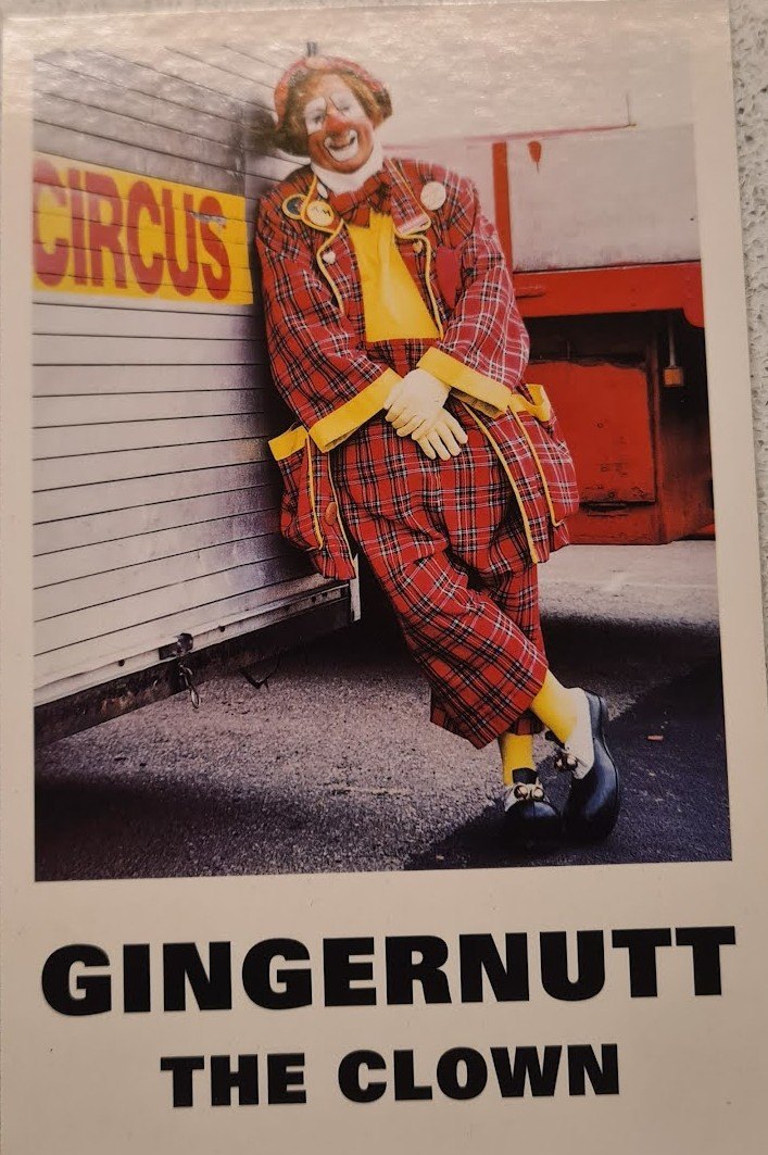 Publicity photograph for Gingernutt the Clown