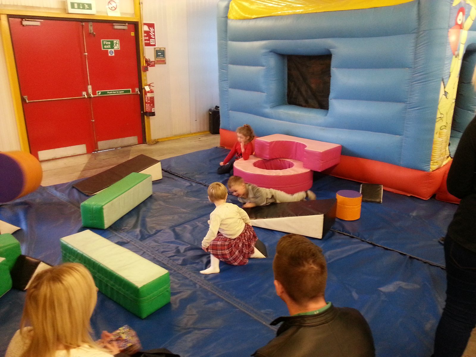 Soft play area for younger children at the NSK Christmas party