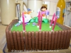 Birthday Cake using chocolate fingers