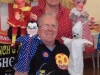 Len with Punch and Judy friends