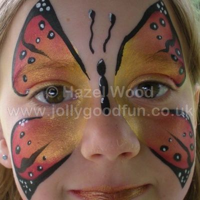 Butterfly face